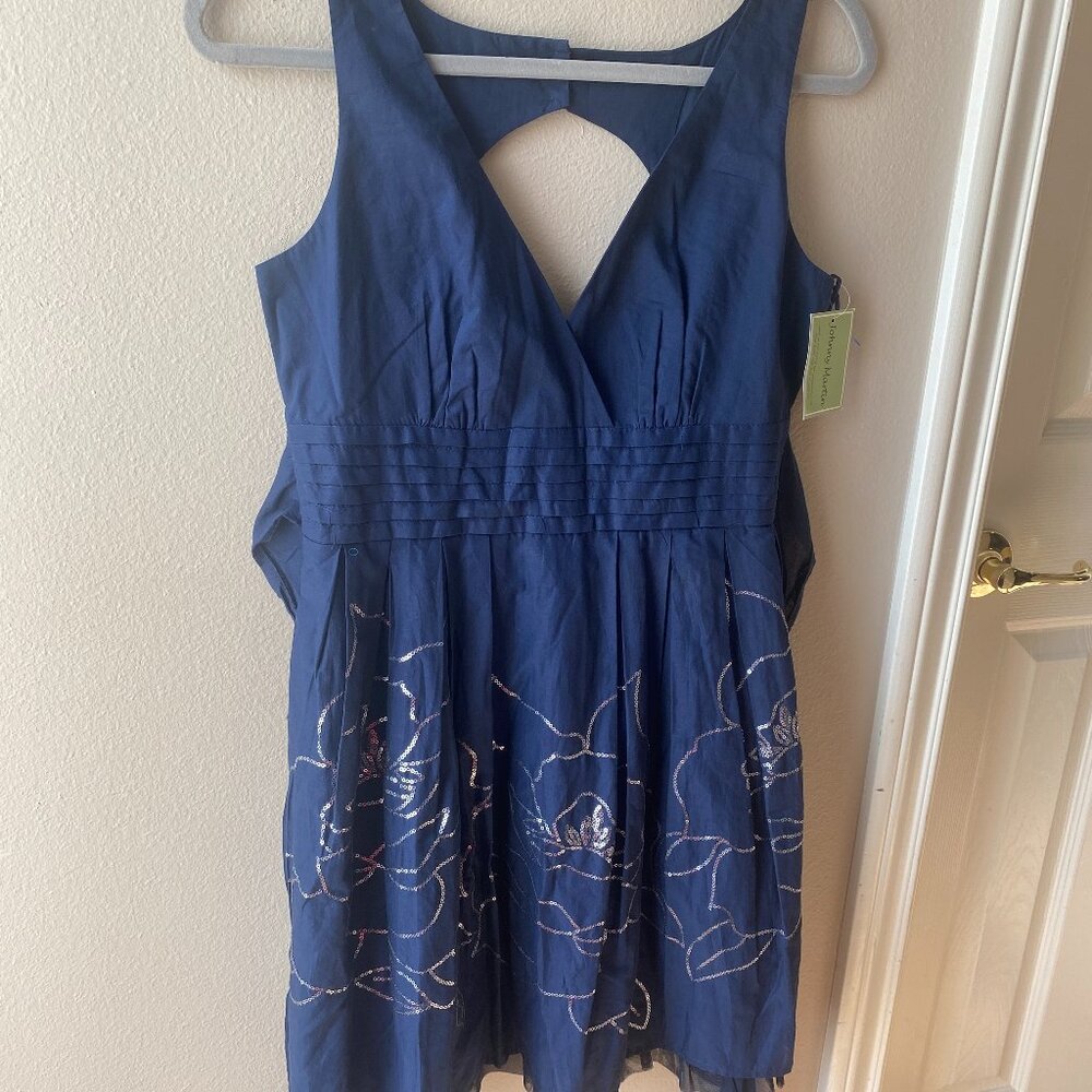 NWT Johnny Martin Navy Blue sundress